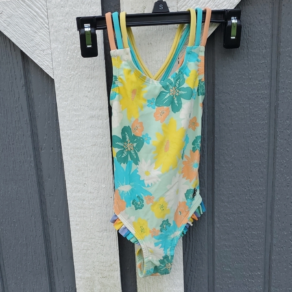 Matilda Jane Floral Multicolor One-Piece Swimsuit